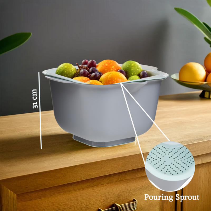 Bowl with Colander and Lid | Grub Tub