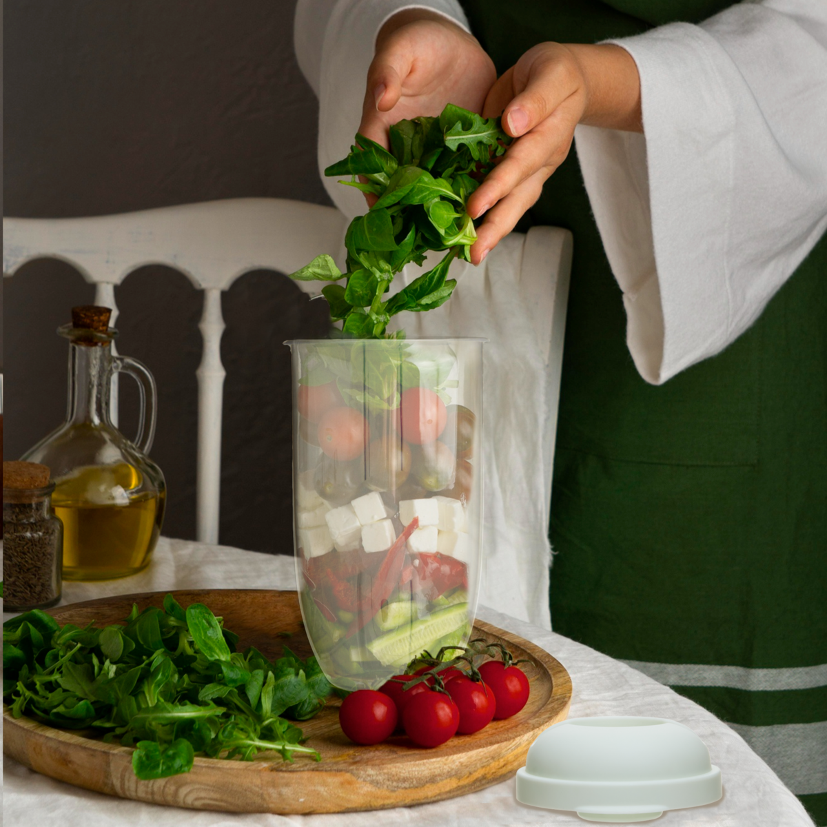 Salad Cup With Fork | Grub Tub