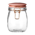 Retro Pastel Pink Glass Jar - 750ml | Luca