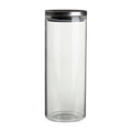 Glass Storage Jar with Silver Lid 1600ml | Freska