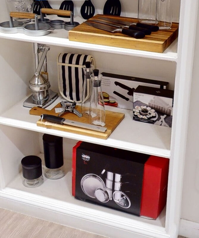 Black Steel and Glass Storage Jar - 800ml | Luca