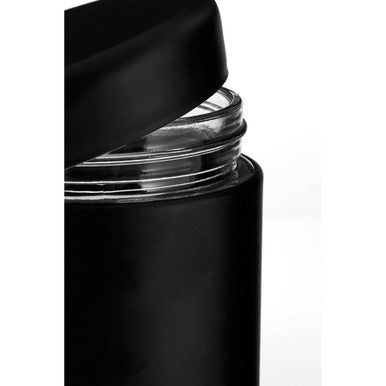 Black Steel and Glass Storage Jar - 800ml | Luca