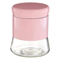 Pink Steel and Glass Storage Jar - 800ml | Luca
