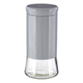 Grey Steel and Glass Storage Jar - 1500ml | Luca