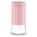 Pink Steel and Glass Storage Jar - 1500ml | Luca