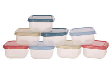 Bitty Set of 8 Multicolour Mini Storage Containers