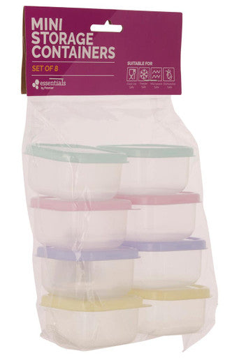 Bitty Set of 8 Assorted Mini Storage Containers