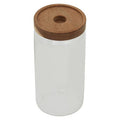 Glass Storage Jar with Acacia Wood Lid 1000ml | Freska