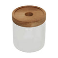 Glass Storage Jar with Acacia wood Lid 700ml | Freska