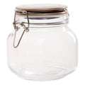Square 800Ml Glass Jar With Champagne Lid | Luca