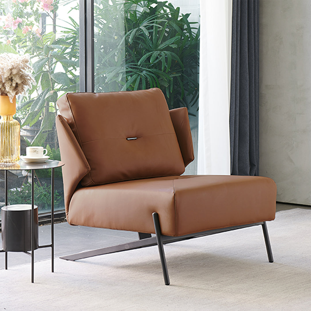 Karpov Tige Accent Leather Chair, Armchair, More Colours