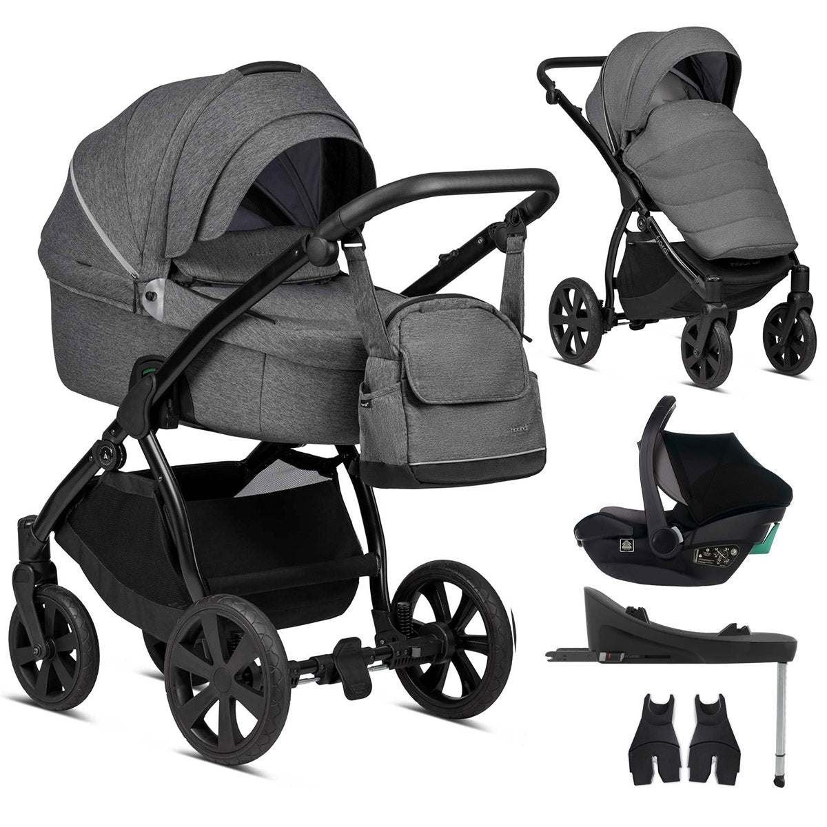 Noordi Fjordi V1 3in1 with Travel Carrier Car Seat