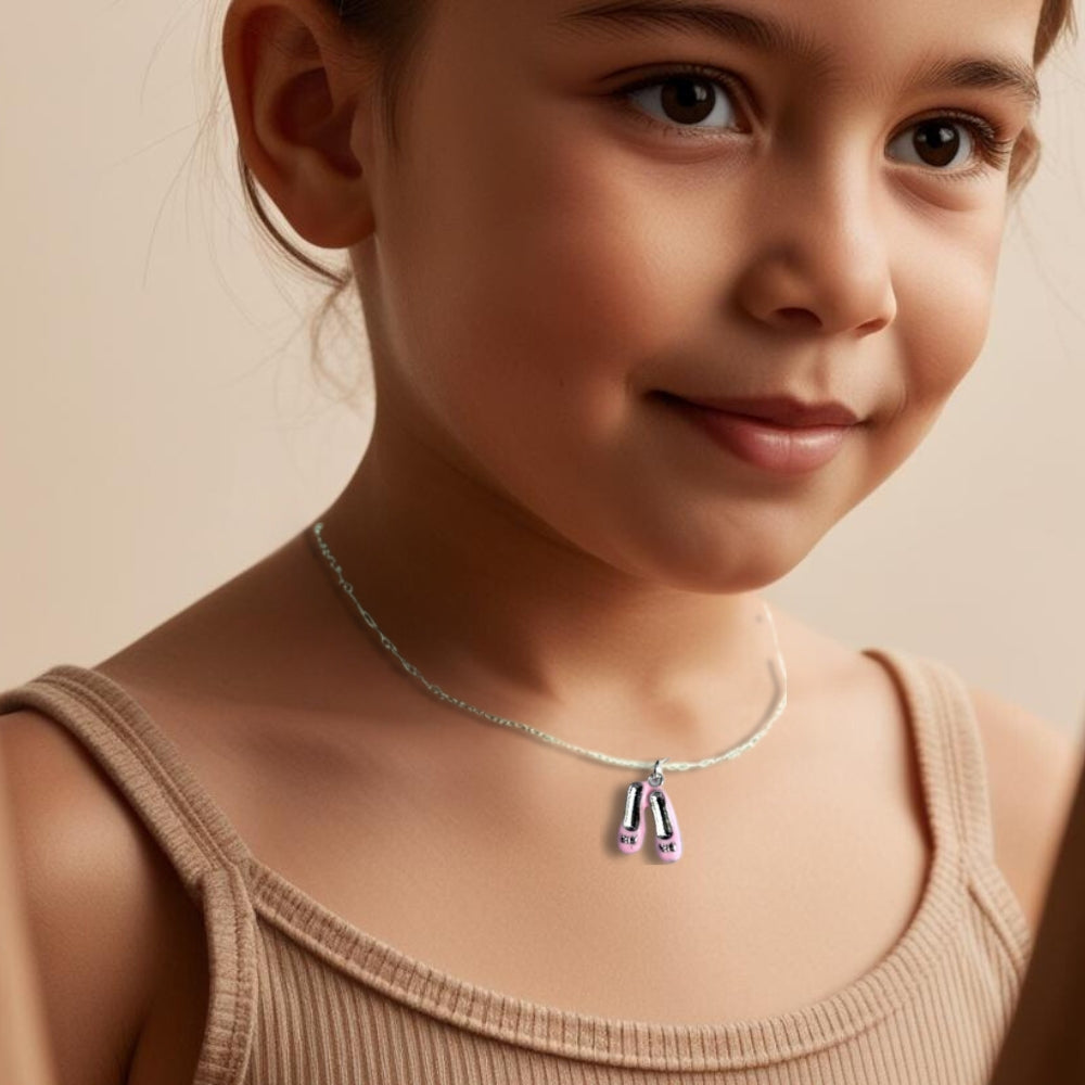 Ballet Shoes Necklace & Jewellery Box Gift