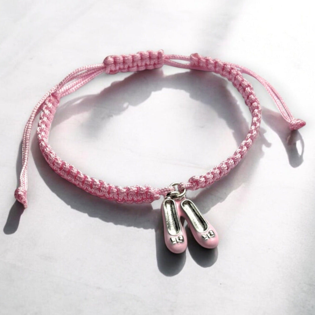 Ballet Shoes Friendship Bracelet & Jewellery Box Gift