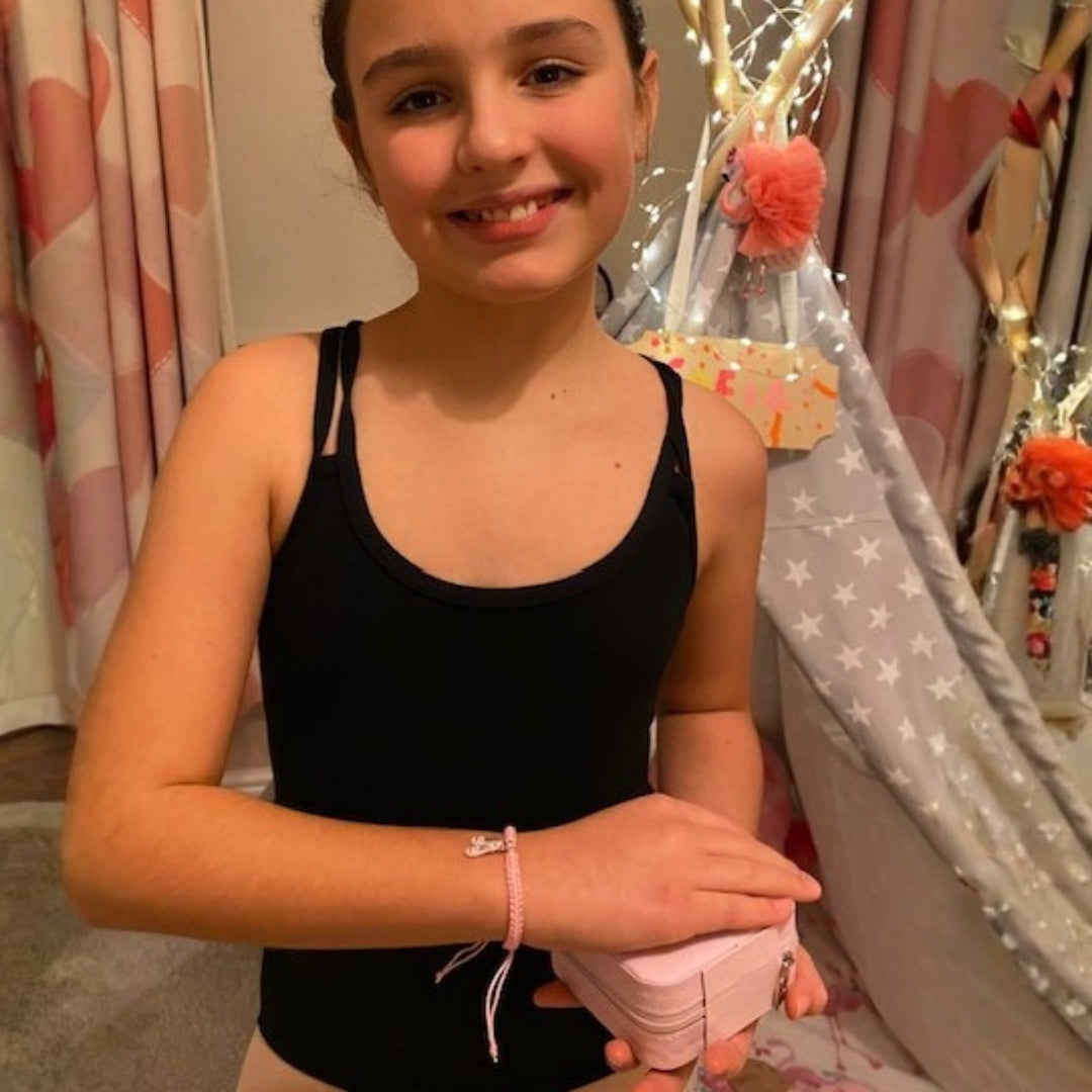 Ballet Shoes Friendship Bracelet & Jewellery Box Gift