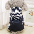Striped strap pet clothes