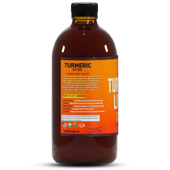 Turmeric Living Bitter  - Gentle Detox Formula 500ml