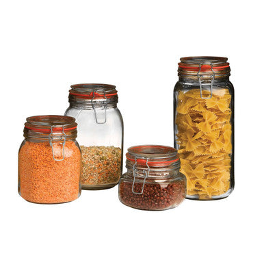 Deli 2000ml Airtight Glass Storage Jar | Luca