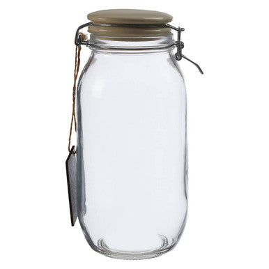Glass Storage Jar 2000ml | Grocer