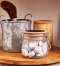 Appert Clear Glass Storage Jar with Pine Wood Chalkboard Lid 500ml
