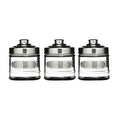 Set of Three Glass Jars with Aluminium Lids | Luca