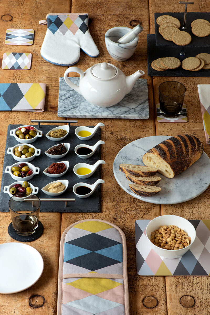 Preto Slate 2 Tier Square Cake Stand
