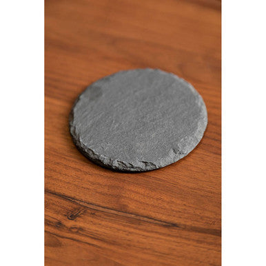 Preto Set Of Four Slate Round Coasters