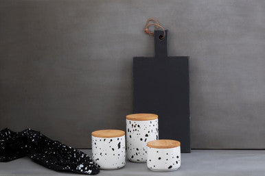 Medium Slate Paddle Chopping and Serving Board | Preto