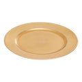 Gold Charger Plate with Dotted Rim | Dia