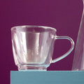 Amari Clear Borosilicate Glass 190ml Mug with Double Wall Design