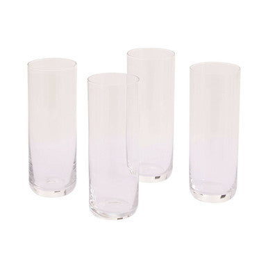 Ada Crystal Set of 4 Hi-Ball Glasses