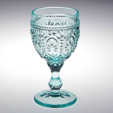 Set of 4  Pink And Blue Wine Glasses | Fleur