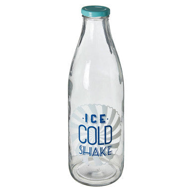 Glass Milk Bottle With  Screw Cap | Dayla