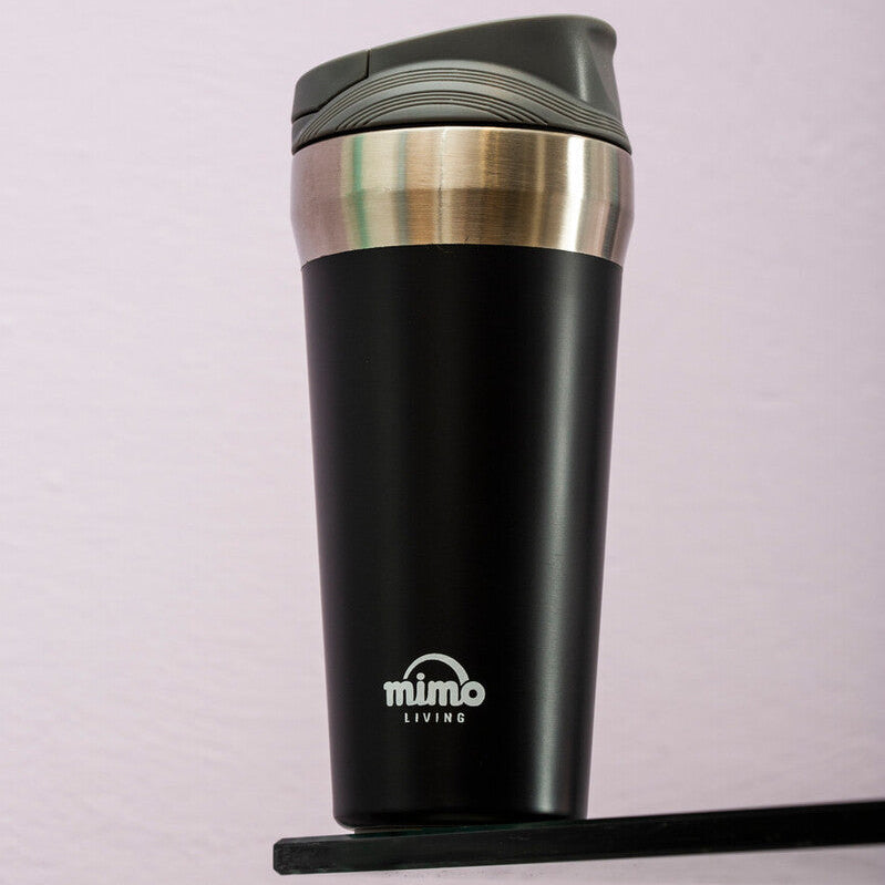 Mimo Black Travel Mug