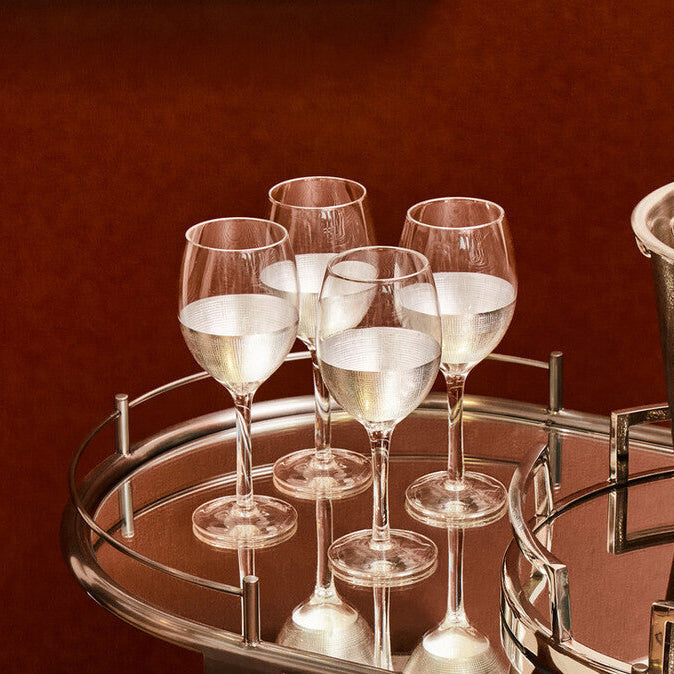 Set Of Four Apollo Large Wine Glasses