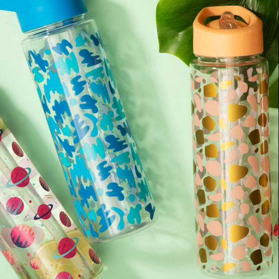 Mimo Kids Animal Print Water Bottle