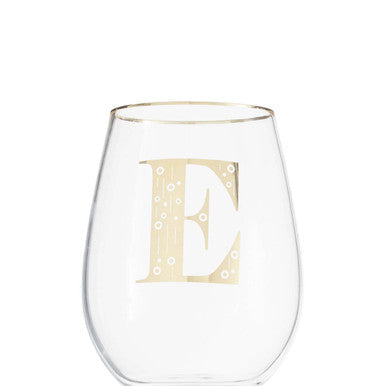 Letter E  Curved Tumbler | Claro