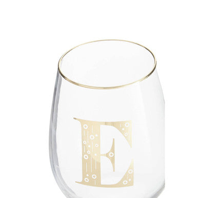 Letter E  Curved Tumbler | Claro