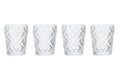 Set of Four Clear Glass Tumblers | Fleur