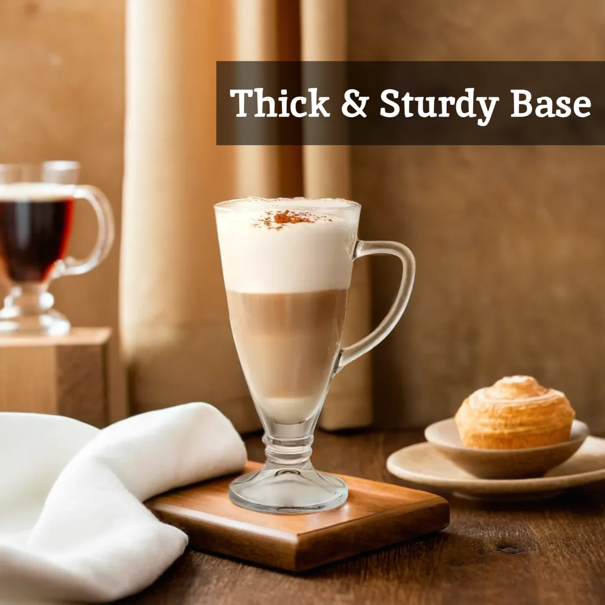 Torta Set Of Four Latte Glasses