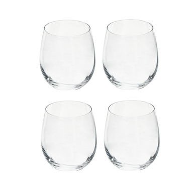 Ada Crystal Set of 4 Tumblers 380ml