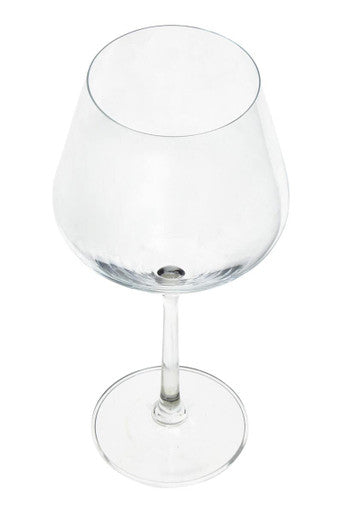 Ada Crystal Set of 2 Burgundy Glasses
