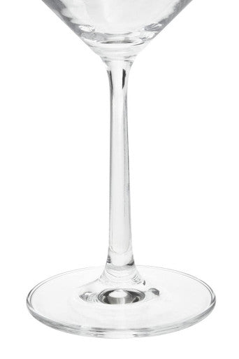 Ada Crystal Set of 2 Burgundy Glasses