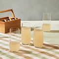 Ada Crystal Set of 4 Hi-Ball Glasses 550ml