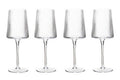 Set of Four Ribbed Wine Glasses MOB | Eldon
