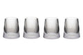 Set of 4 Ribbed Glass Tumblers | Eldon