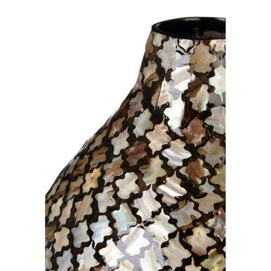 Occo Mosaic Shell Inlay Bottle Vase