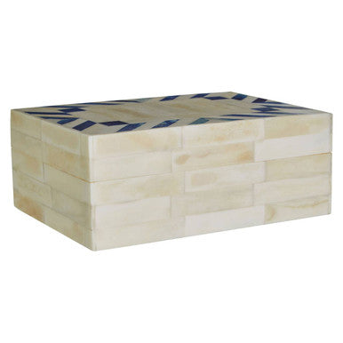 Bowerbird Blue Large Trinket Box