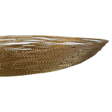 Hege Brass Twisted Wire Decorative Plate
