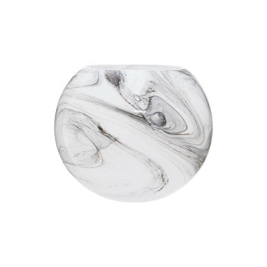 Cabell Marble Design Glass Vase